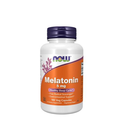 Now Foods Melatonin 5 mg (180 Veg Kapsula)