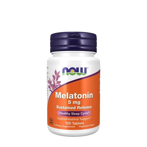 Now Foods Melatonín 5 mg s trvalým uvoľňovaním  (120 Tableta)