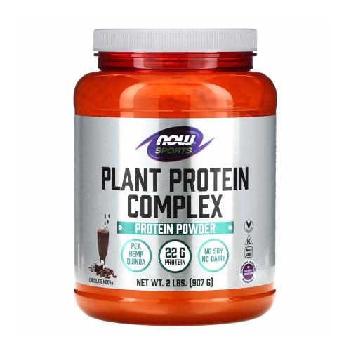 Now Foods Komplex rastlinných bielkovín - Plant Protein Complex (907 g, Chocolate Mocha)