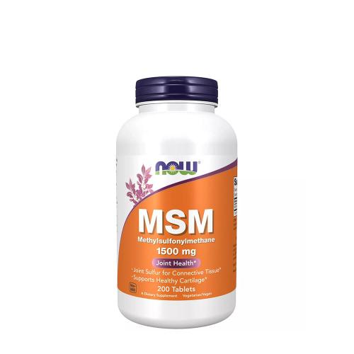 Now Foods MSM 1500 mg - MSM 1500 mg (200 Tableta)