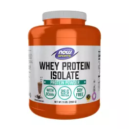   Now Foods Izolát srvátkového proteínu - Whey Protein Isolate (2268 g, Čokoláda)