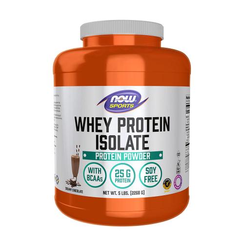 Now Foods Izolát srvátkového proteínu - Whey Protein Isolate (2268 g, Čokoláda)