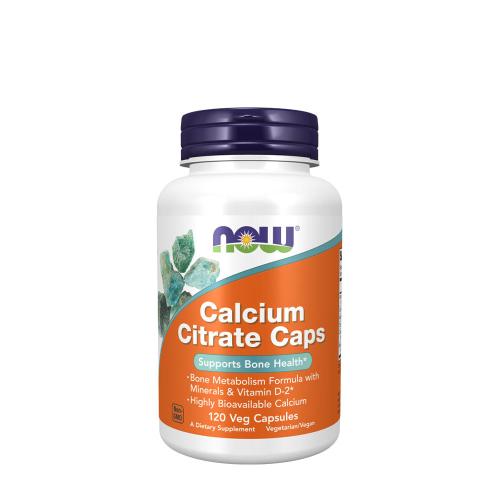 Now Foods Citrát vápenatý  - Calcium Citrate  (120 Veg Kapsula)