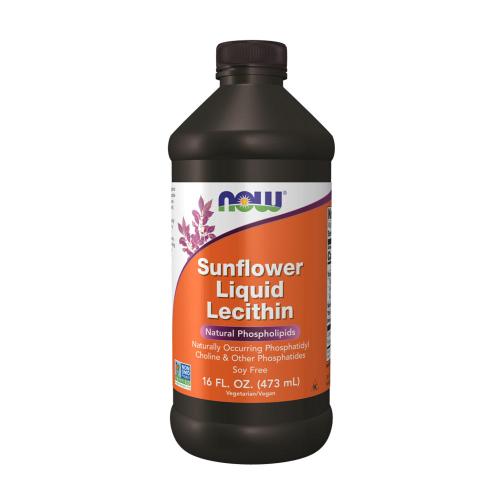 Now Foods Slnečnicový tekutý lecitín - Sunflower Liquid Lecithin (473 ml)