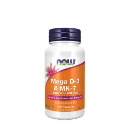 Now Foods Mega D-3 a MK-7 (120 Veg Kapsula)