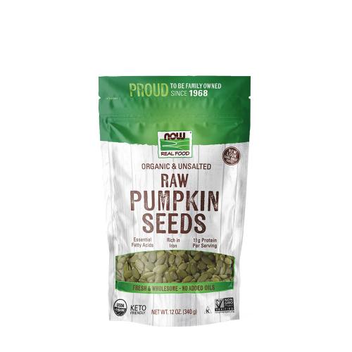 Now Foods Organické tekvicové semienka - Organic Pumpkin Seeds (340 g)