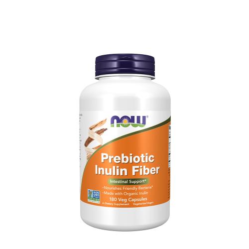 Now Foods Prebiotická vláknina inulín - Prebiotic Inulin Fiber (180 Veg Kapsula)