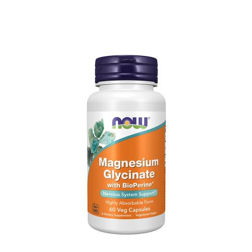 Now Foods Magnesium Glycinate with BioPerine® (60 Kapsula)