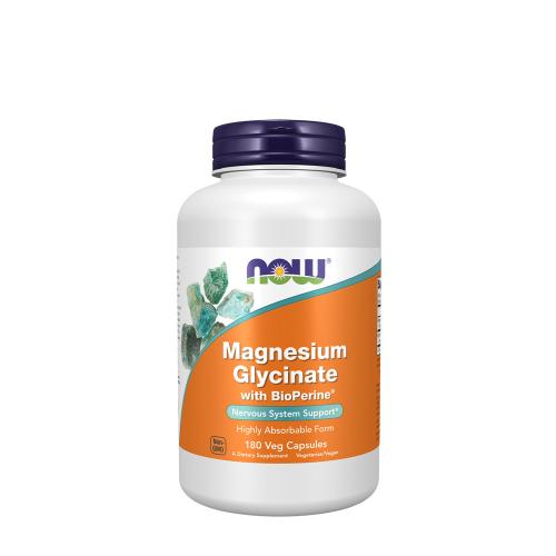 Now Foods Magnesium Glycinate with BioPerine® (180 Kapsula)