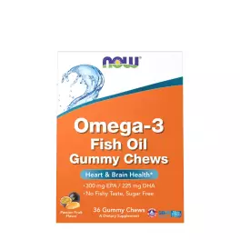   Now Foods Omega-3 Fish Oil Gummy Chews (36 gumové cukríky, Maracuja)