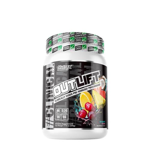 Nutrex Outlift® - predtréningový energizér (504 g, Miami Vice)