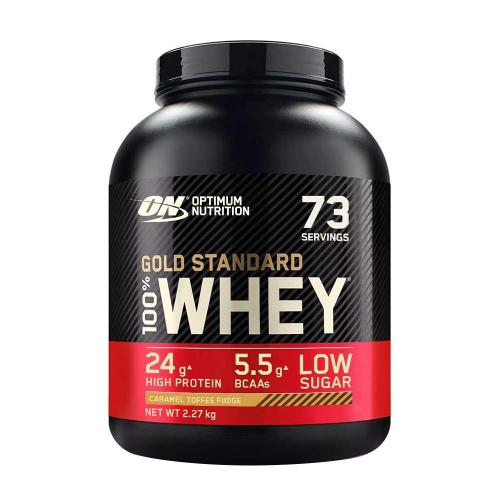 Optimum Nutrition Gold Standard 100% Whey™ - Gold Standard 100% Whey™ (2.27 kg, Maslový fondán)