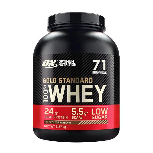 Optimum Nutrition Gold Standard 100% Whey™ - Gold Standard 100% Whey™ (2.27 kg, Čokoláda z lieskových orieškov)