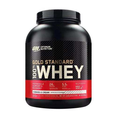 Optimum Nutrition Gold Standard 100% Whey™ - Gold Standard 100% Whey™ (2.27 kg, Čokoládové sušienky a krém)
