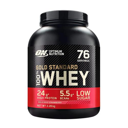 Optimum Nutrition Gold Standard 100% Whey™ - Gold Standard 100% Whey™ (2.27 kg, Lahodné jahody)