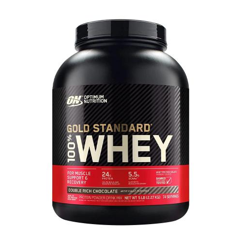 Optimum Nutrition Gold Standard 100% Whey™ - Gold Standard 100% Whey™ (2.27 kg, Dvojitá čokoláda)