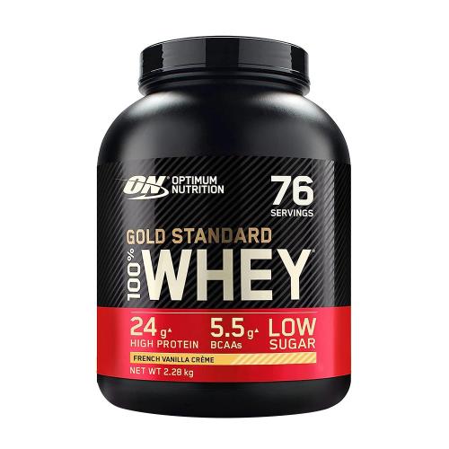 Optimum Nutrition Gold Standard 100% Whey™ - Gold Standard 100% Whey™ (2.27 kg, Krémová francúzska vanilka)