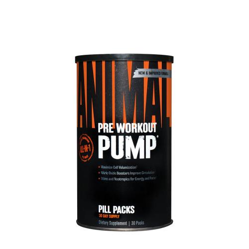 Universal Nutrition Animal Pump - Formula na zvýšenie výkonu pred tréningom (30 Balenie)