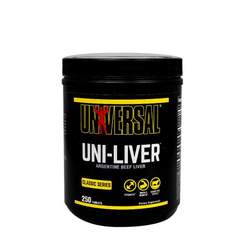 Universal Nutrition Uni-Liver™ - extrakt z hovädzej pečene, aminokyseliny (250 Tableta)