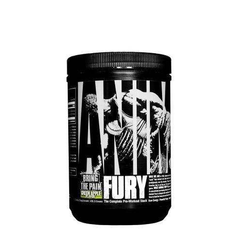 Universal Nutrition Animal Fury - Zosilňovač výkonu pred tréningom (496 g, Zelené jablko)