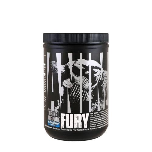 Universal Nutrition Animal Fury - Zosilňovač výkonu pred tréningom (492 g, Modrá malina)