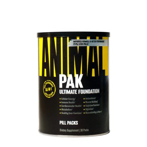Universal Nutrition Animal Pak - komplexný multivitamín pre športovcov (30 Balenie)