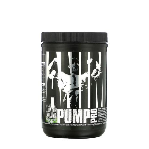 Universal Nutrition Animal Pump Pro - prášok na predtréningovú pumpu bez stimulantov (420 g, Zelené jablko)