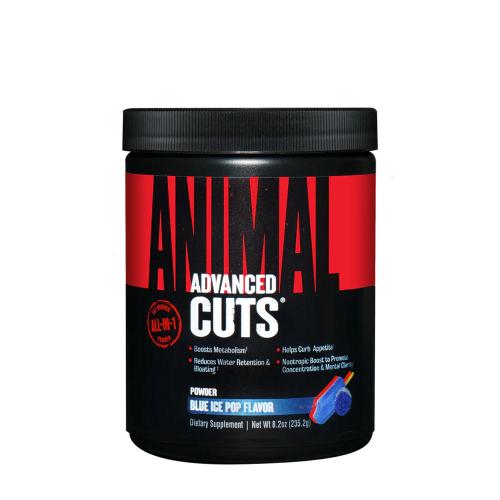 Universal Nutrition Animal Cuts Powder  - komplexný prášok na spaľovanie tukov (248 g, Modrý ľadový pop)