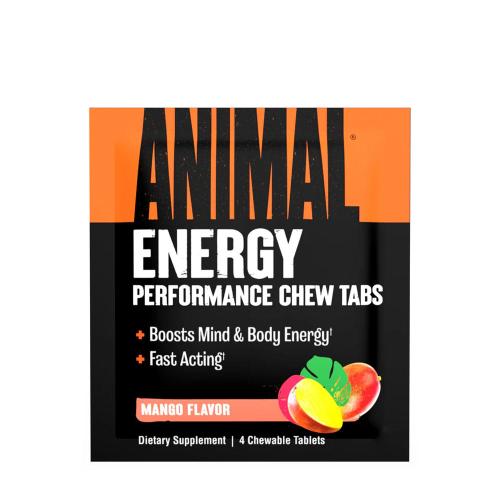 Universal Nutrition Animal Energy Chews (4 žuvacie tablety, Mango)