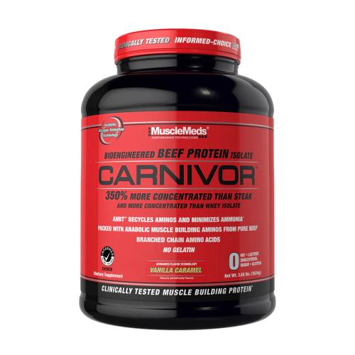 MuscleMeds Carnivor™ - Hydrolyzovaný hovädzí proteín (1624 g, Vanilkový karamel)