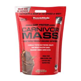   MuscleMeds Carnivor™ Mass - objemový prípravok na báze hovädzích bielkovín (4725 g, Čokoládový fondán)