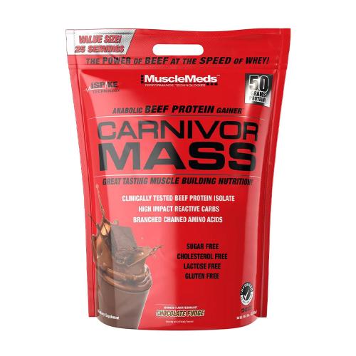 MuscleMeds Carnivor™ Mass - objemový prípravok na báze hovädzích bielkovín (4725 g, Čokoládový fondán)