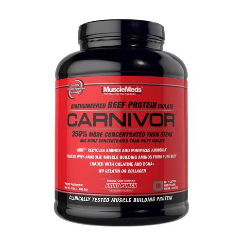 MuscleMeds Carnivor™ - Hydrolyzovaný hovädzí proteín (56 dávka, Ovocný punč)
