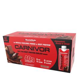   MuscleMeds Carnivor RTD Beef Protein Shake (12 Balenie, Čokoláda)