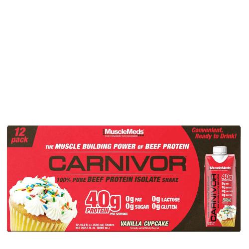 MuscleMeds Carnivor RTD Beef Protein Shake (12 Balenie, Vanilkový koláč)