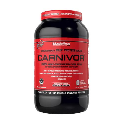 MuscleMeds Carnivor™ - Hydrolyzovaný hovädzí proteín (840 g, Čokoládové sušienky a krém)