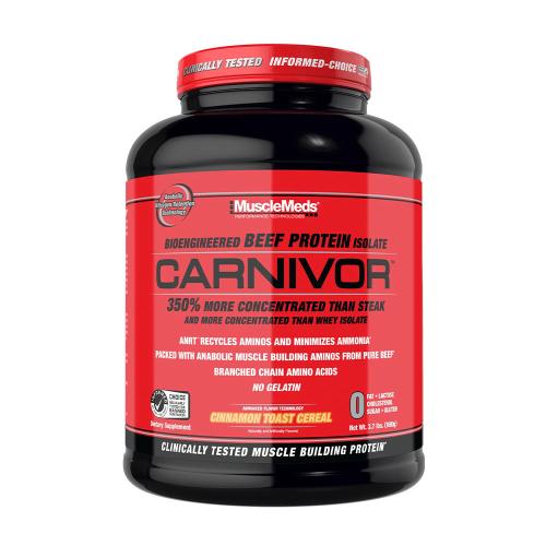 MuscleMeds Carnivor™ - Hydrolyzovaný hovädzí proteín (1680 g, Cinnamon Toast Cereal)