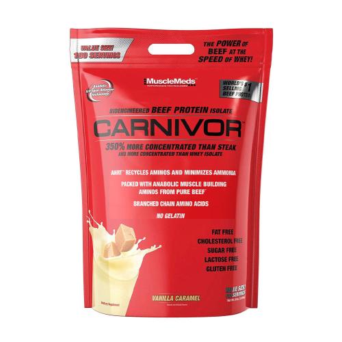 MuscleMeds Carnivor™ - Hydrolyzovaný hovädzí proteín (3170 g, Vanilkový karamel)