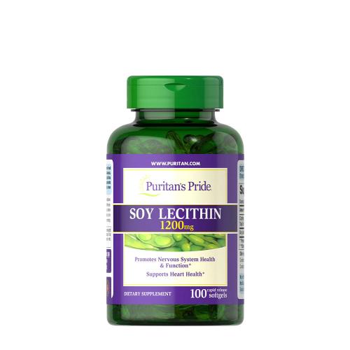 Puritan's Pride Sójový lecitín - sójový lecitín 1200 mg (100 Mäkká kapsula)