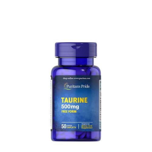 Puritan's Pride Taurín 500 mg - Aminokyselina taurín (50 Kapsula)