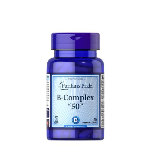 Puritan's Pride Komplex vitamínov B 50 mg (kóšer) (50 Veg Kapsula)