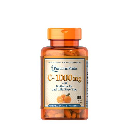 Puritan's Pride Vitamín C 1000 mg so šípkami a bioflavonoidmi (100 Kapsula)