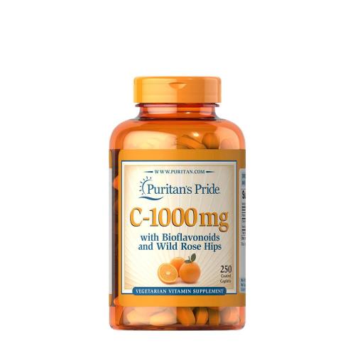 Puritan's Pride Vitamín C 1000 mg so šípkami a bioflavonoidmi (250 Kapsula)