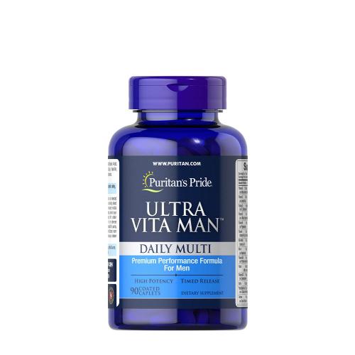 Puritan's Pride Ultra Vita Man™ Multivitamín pre mužov (predĺžená absorpcia)  (90 Kapsula)