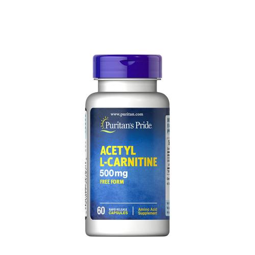 Puritan's Pride Acetyl L-karnitín 500 mg (60 Kapsula)