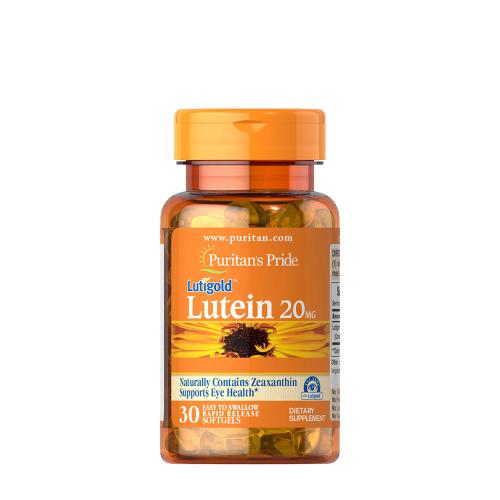 Puritan's Pride Luteín 20 mg mäkká kapsula - očný vitamín (30 Mäkká kapsula)