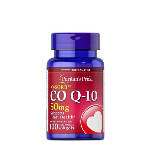 Puritan's Pride Q-SORB™ Q-10 koenzým 50 mg (100 Mäkká kapsula)
