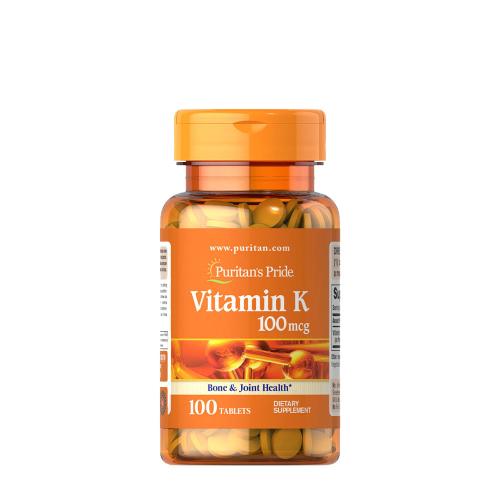 Puritan's Pride Vitamín K 100 mcg (100 Tableta)
