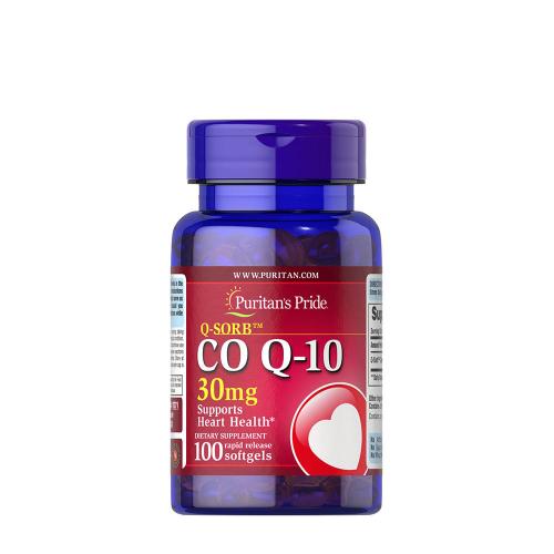 Puritan's Pride Q-SORB™ Q-10 koenzým 30 mg (100 Mäkká kapsula)