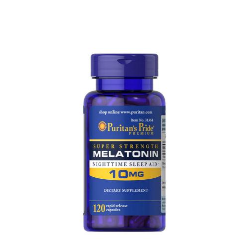 Puritan's Pride Melatonín 10 mg - vitamín na podporu spánku (120 Kapsula)